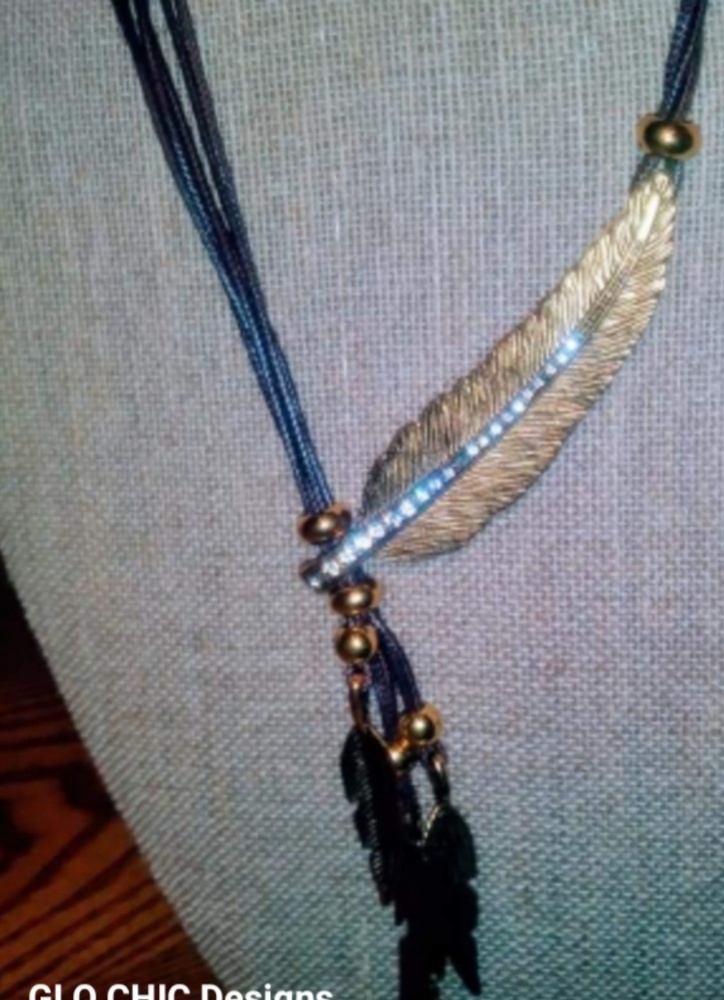 Handmade Adjustable Leaf Necklace